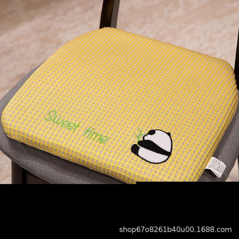 Summer Waffle Ice Silk Trapezoidal Seat Cushion Floor Stool Ice Cushion Office Chair Cushion Ice Silk Girl Butt Cushion