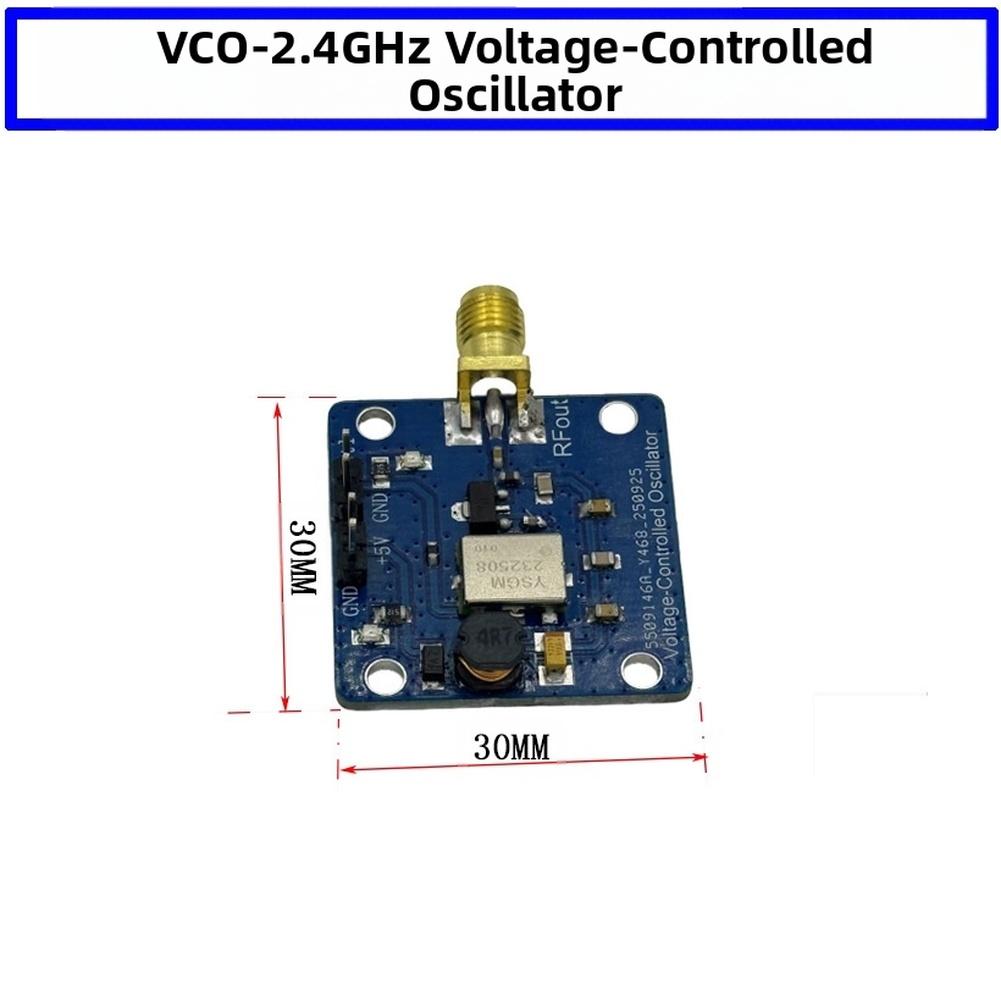 2.4GHz Voltage-Controlled Oscillator VCO Module RF Microwave Signal Source Cover 2200-2500MHz For Versatile RF Signal Generation