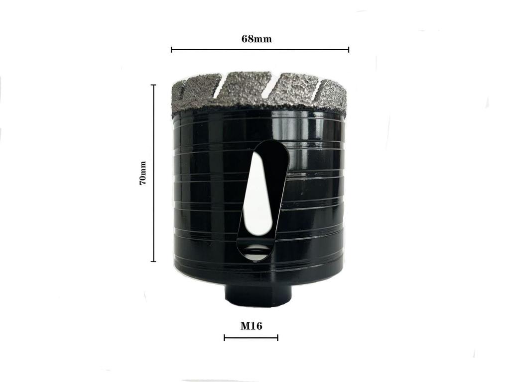 M16 Sintered Diamond Hole Opener Drill Bit for Dry Drilling