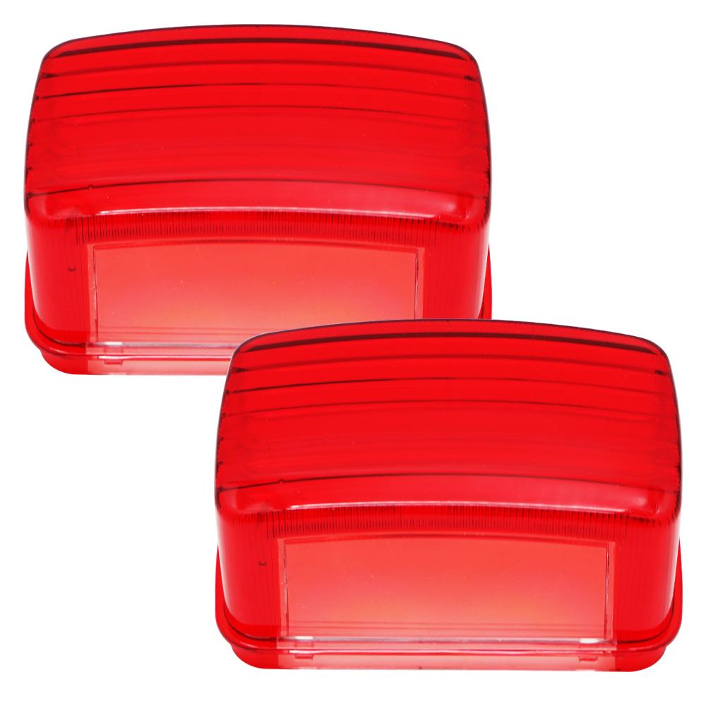 Tail Light Lens ATV Taillight Cover for Yamaha Grizzly Big Bear Bruin Kodiak Wolverine Rhino Viking (No Bullb and Wire)