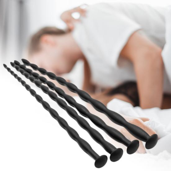 4 Stück/Set tragbarer Penis-Dilatator, praktischer, weicher, glatter Harnröhren-Dilatator aus Silikon für Erwachsene