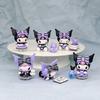 1/6 Pcs Mini Anime Doll Figure Collectible Kawaii Anime Characters Statue Small Desktop Figurine for Girls Boys