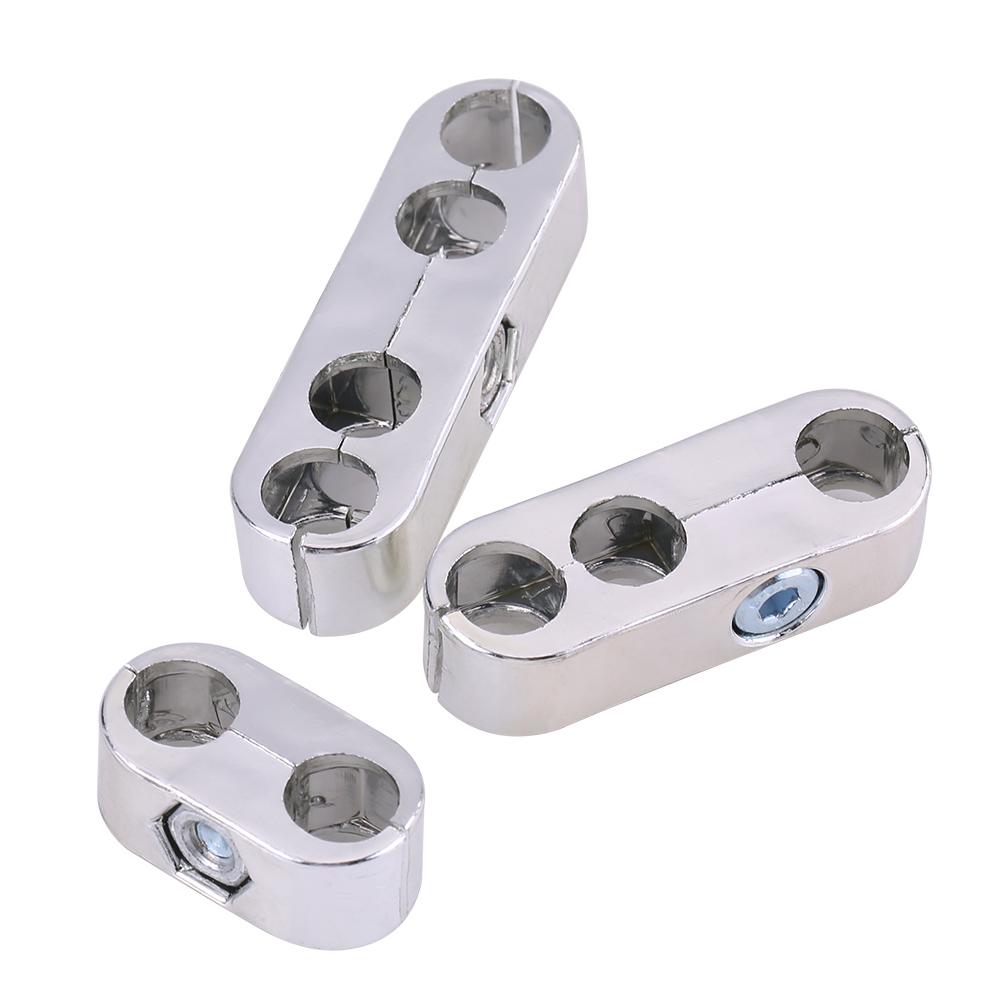 7mm 8mm Gyújtógyertya Kábel Elválasztók Elosztók Kötélzet Chevy Ford & Mopar Ezüst