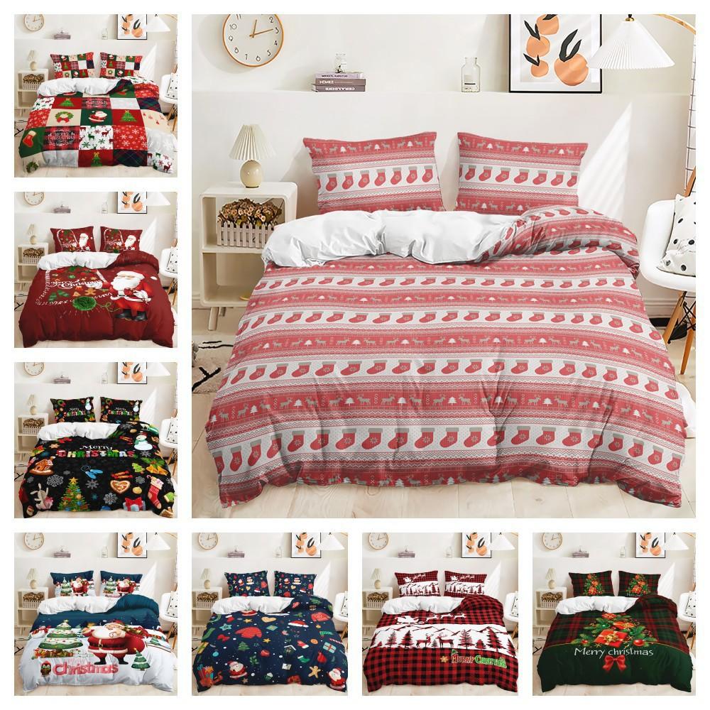 Three-Piece Christmas Quilt Set Two-Piece Bedding Set