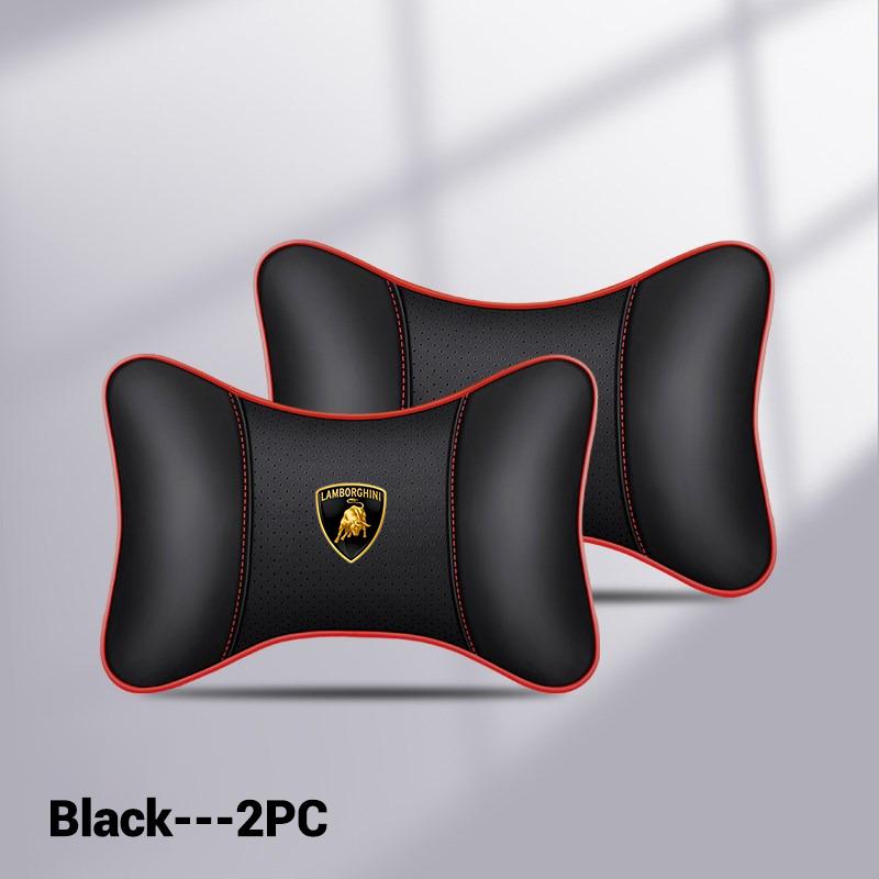 2pcs New Car Seat Headrest Neck Pillow Interior Accessories For Lamborghini LP570 LP610 Urus LP700 LP770 Gallardo Aventador