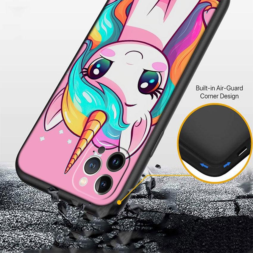 IX6 Cartoon Unicorn New Luxury Phone Case for Xiaomi Mi POCO C50 C51 C55 C65 X6 F6 F5 M6 C75 A1 A2 A3 5X 6X Lite Pro