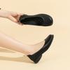 665-2 Arbeitsschuhe Damen Frühling und Sommer weichsohlige Einzel-Schuhe Flugbegleiterin Arbeit schwarz langes Stehen keine müden Füße Karriere Vorstellungsgespräch Schuhe