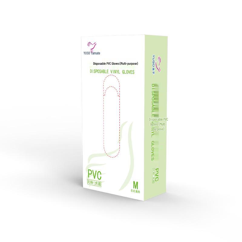 Powder-Free Transparent Disposable PVC Gloves for Inspection, Hair Salon, Waterproof & Oil-Proof Protection