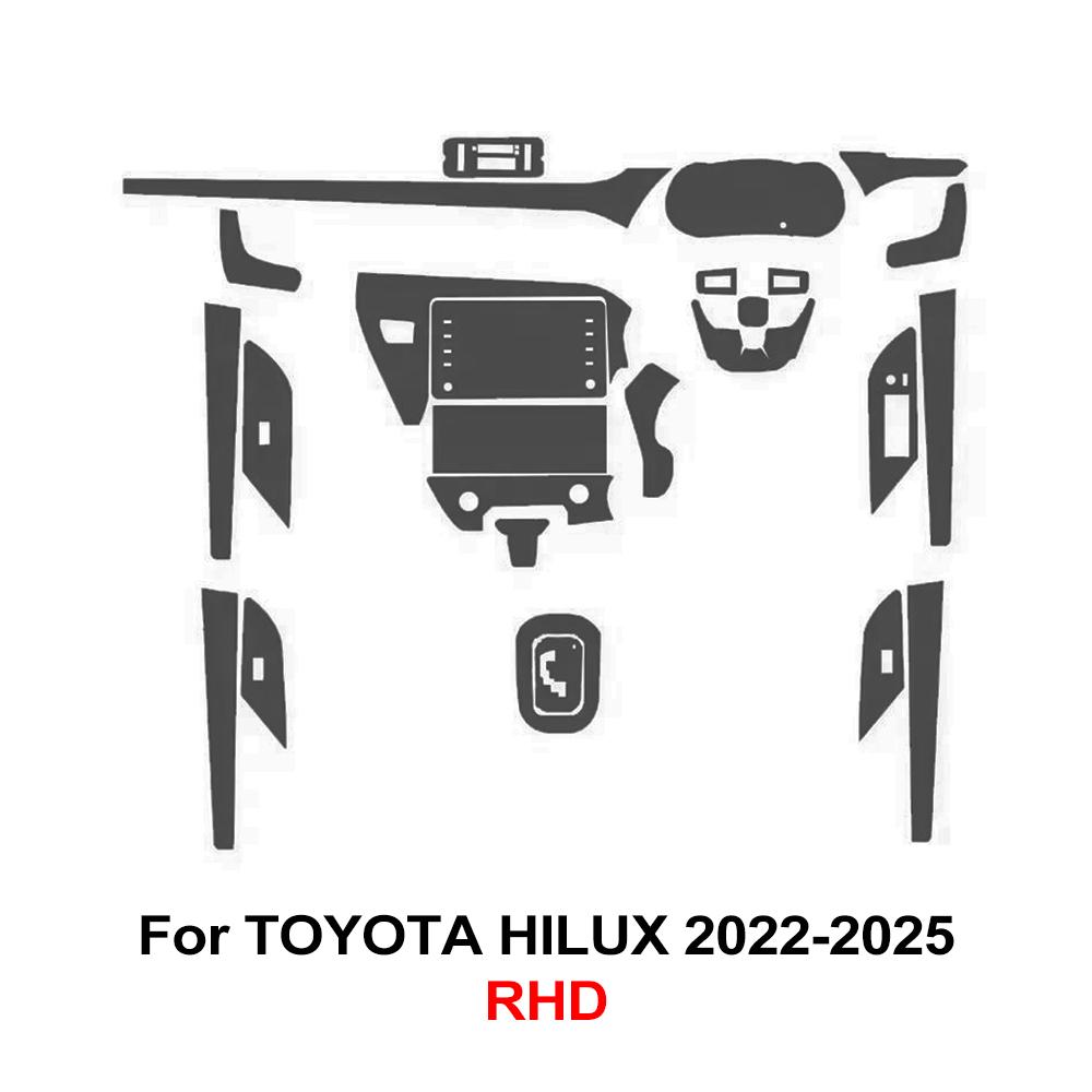 

Car Interior Center Console Navigation Screen Transparent TPU Protect Film For Toyota Hilux 2025 2025 2025 2025 Pre Cut PPF Film