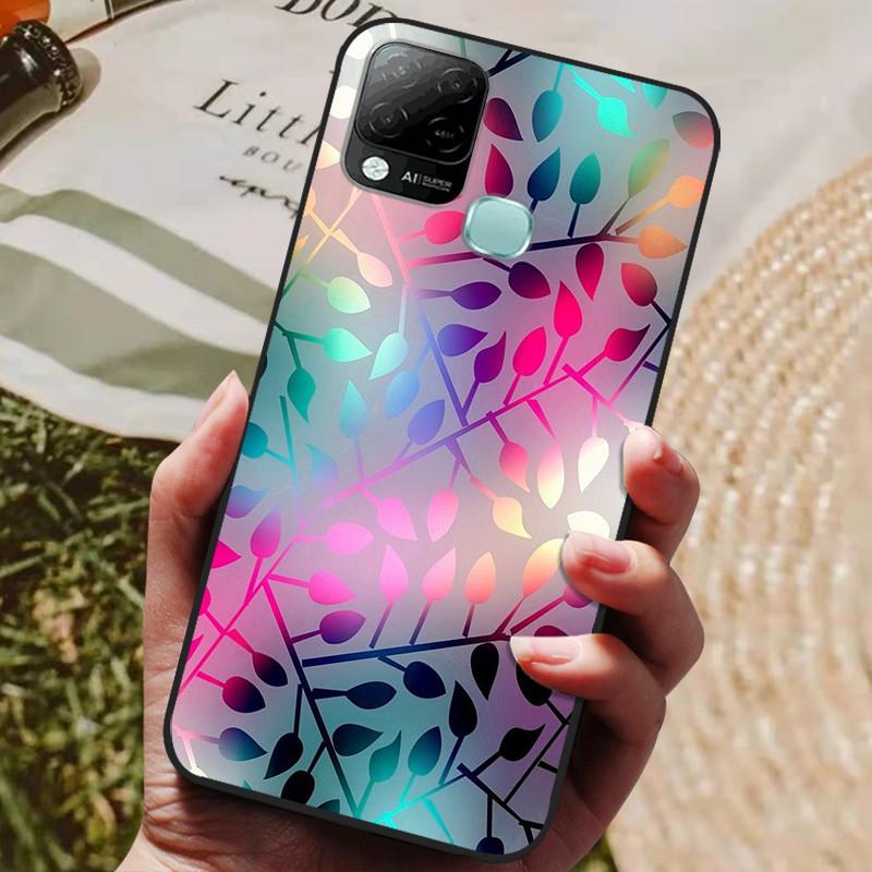 For Infinix Hot 10T Case Phone Cover Soft Silicone TPU Back Cases for Infinix Hot 10S NFC Case X689 Coques Hot10T  Hot10S Fundas