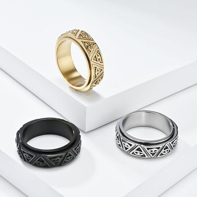 The Eye of Horus In Ancient Egyptian Mythology Stainless Steel Rotating Ring