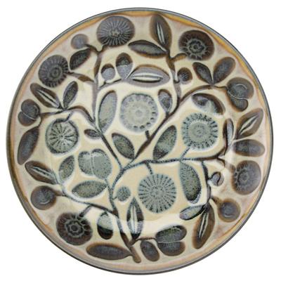 Çiçekli ve Zeytinli Marusan Kondo Classico Köri Makarna Tabağı, Boyut Yaklaşık. 7.5, H10.200, 21802