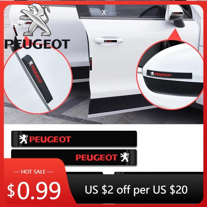 Naklejka Samochodowa Nowa Naklejka Ochronna na Drzwi Samochodu Paski Przeciwkolizyjne Gumowy Ochraniacz Samochodowy Dla Peugeot 206 307 308 207 208 407 508 2008