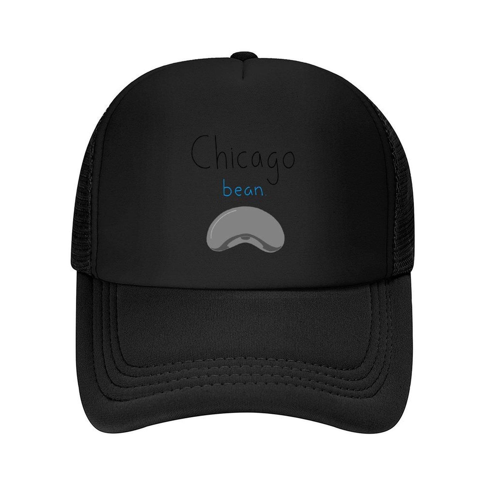 Chicago Bean Baseball Cap Icon Big Size Hat F Snapback Cap Hats Women Mens