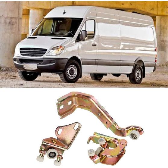 

ARAMOX Ролик сдвижной двери автомобиля, Ролик дверной петли автомобиля, Комплект роликов правой сдвижной двери автомобиля Подходит для Sprinter 1995-2006 Подходит для Sprinter 2003-2006