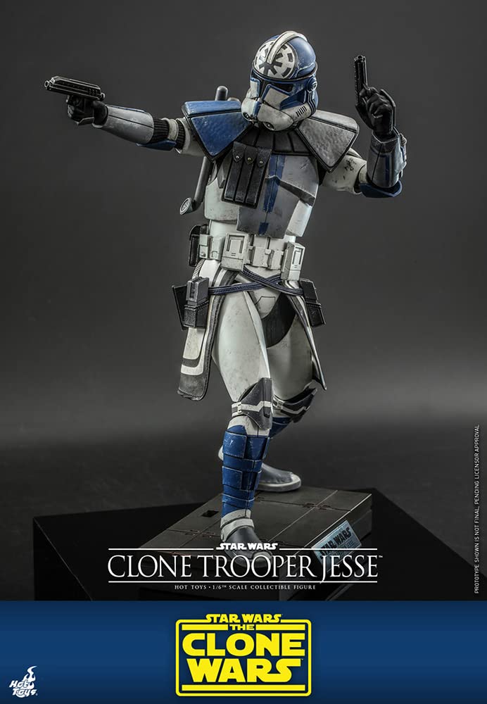TV Masterpiece Star The Clone Wars Clone Scale Figure White Wars Trooper/Jesse 1/6