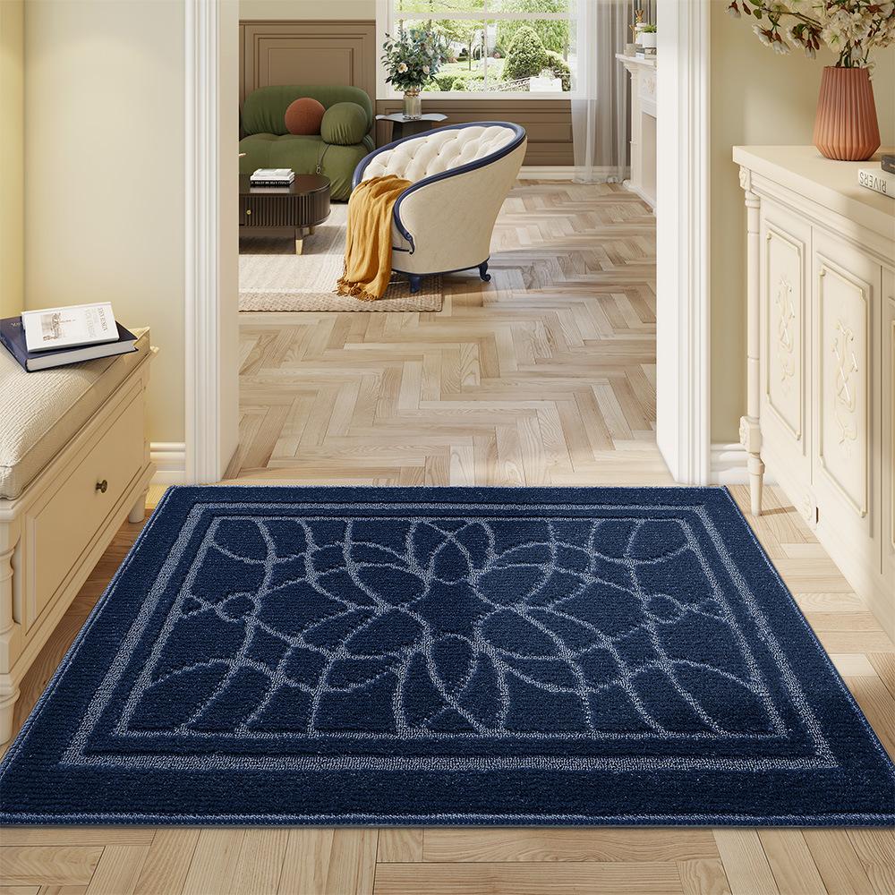 Einfache Fußmatten für Haushalt Einfarbig Polypropylen Eingangstürmatten Staubabweisende Fußmatten