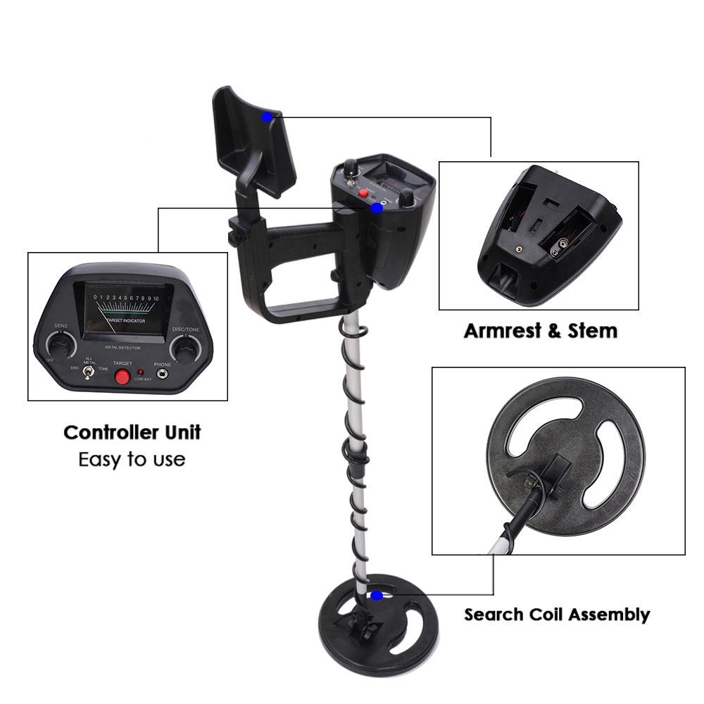 MD-4040 Metal Detector Under ground Adjustable Gold Professtional Circuit Detector Treasure Hunter Tracker Seeker Metal