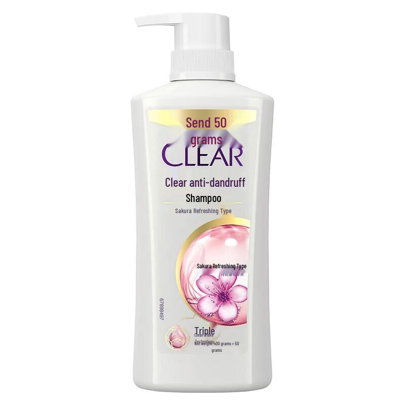 Clear Cherry Blossom Anti-Dandruff Shampoo Twin Pack