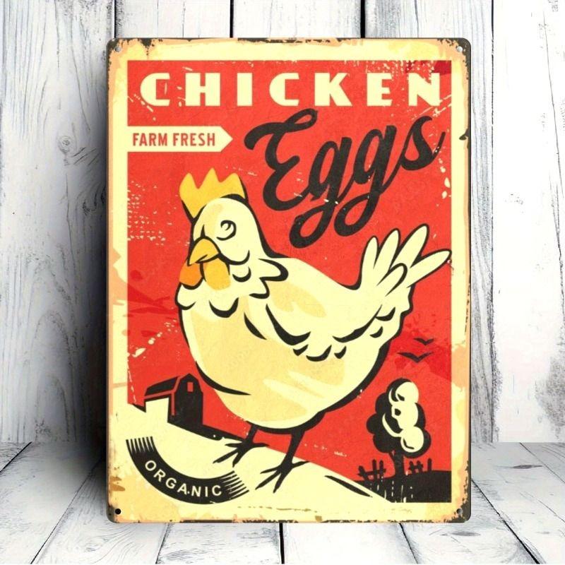 Aluminum Metal Wall Sign, Modern Art Decor Plaque 20x30cm