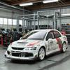 1/32 Mitsubishi Lancer Evolution EVO WRC Alloy Model Car Toy Diecasts Metal Casting Sound and Light Car Toy for Children Vehicle