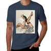Vintage Naughty Puppy Love Gil Elvgren Pin Up Girl Tshirt Simple Line Art Print Tee Tshirt