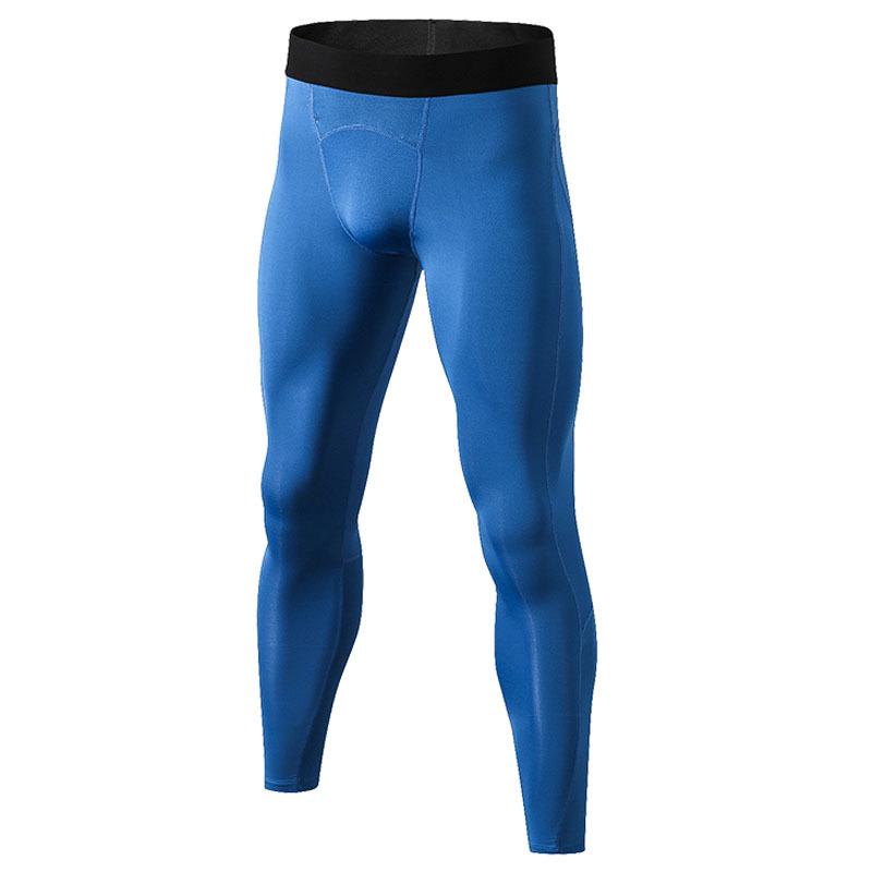 Men's Black Sports Pants Tight Training Active Pants & Tights Fitness Running Mesh Splicing Speed Drying Elastic Tight Pants 1040