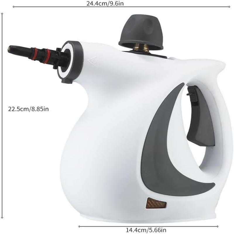 Multi-Surface Natural Steam Cleaner 1050W Power Washer for Home Use Cleaning Floor, Grout and Car Washer