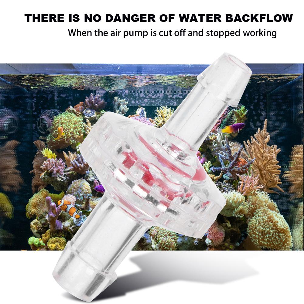 10KS PP Akvarijní Vzduchové Čerpadlo Variabilní Průměr Jednosměrný Zpětný Ventil Zásoby pro Akvárium Příslušenství