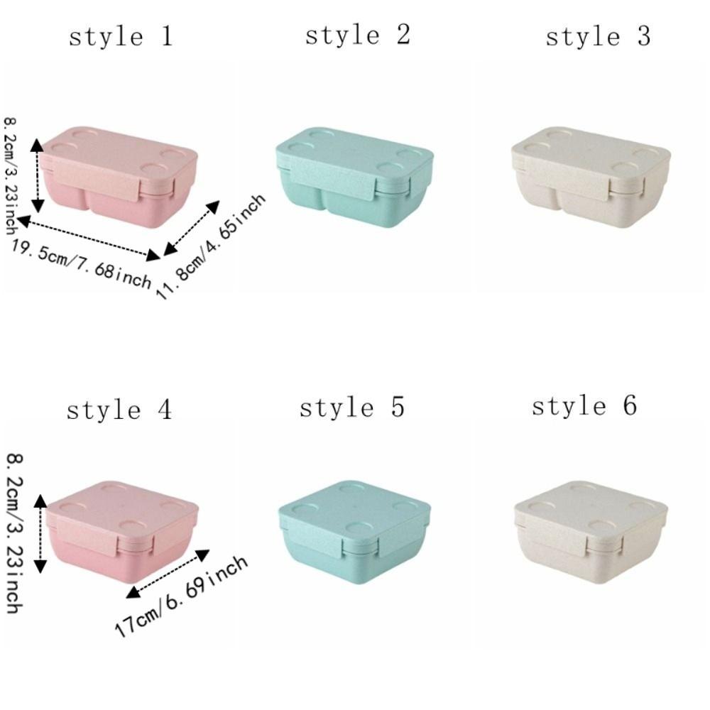 960/1250 Ml Double-layer Lunch Box Food Grade Food Container Portable Picnic Box  Kids Lunch