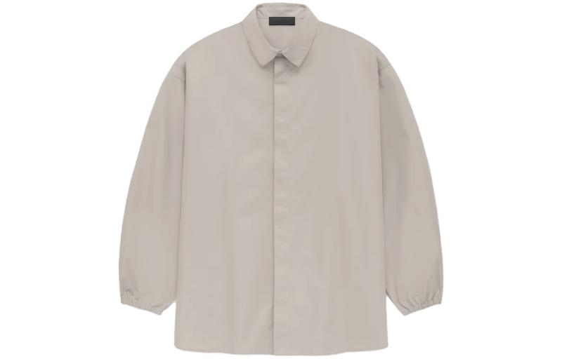 Chemise pour homme Fear of God Essentials Chemise boutonnée 'Nuage d'argent' L gray
