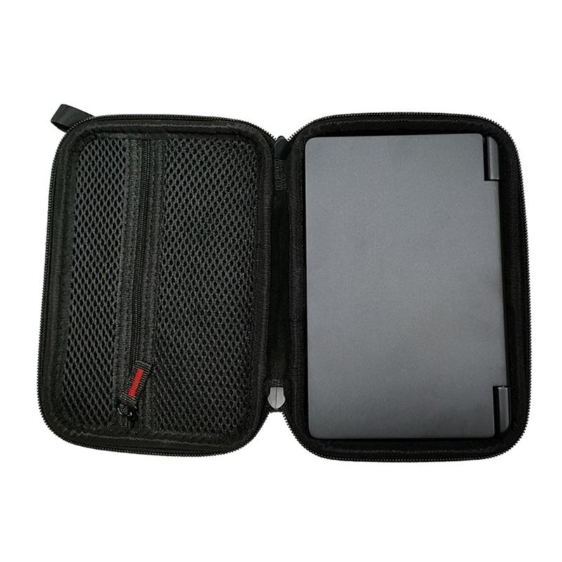 Harte EVA-Aufbewahrungstasche für WIN Mini 7 Zoll Spielkonsole Tragbare Handtasche Reise-Tragetasche Organizer-Beutel Schwarz