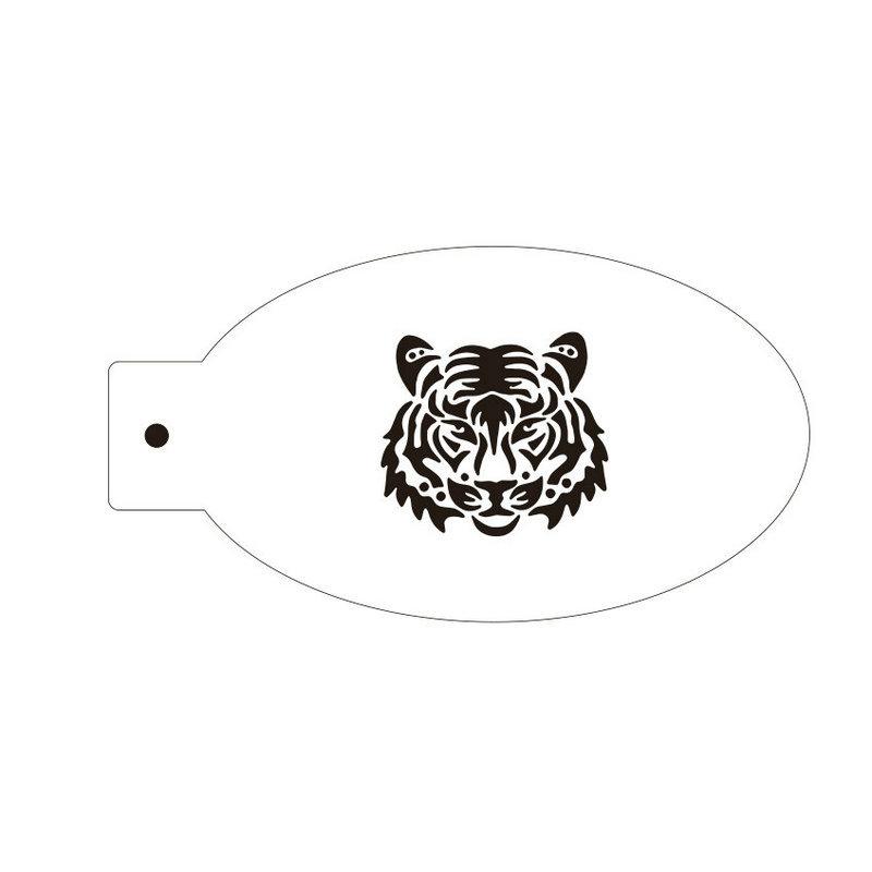 New Face Painting Stencils Templates Professional Body Art Dolphin Deer Butterfly Plastic Makeup Tools