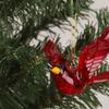Durable Acrylic Christmas Red Bird Model Ornaments Hanging Pendant For Christmas Tree Wedding Holiday Home Party