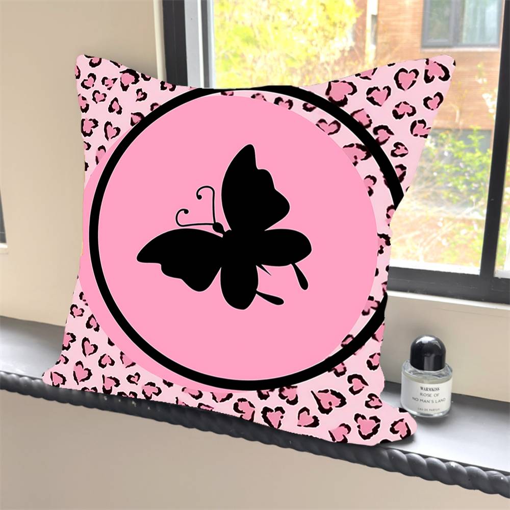 1PC Fashion Leopard Print Pillow Case Square  Bedroom Sofa Leisure Comfort Cushion Car Home Decoration