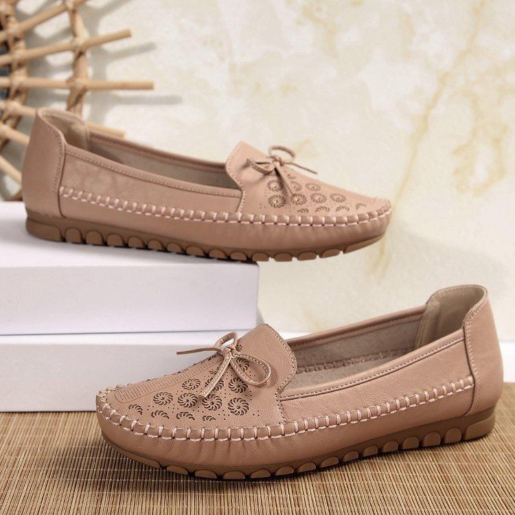 Women's Shoes  Slip on Women's Flats Casual Round Toe Flat Shoes Women Breathable Loafers Shallow Comfort Shoes Ladies