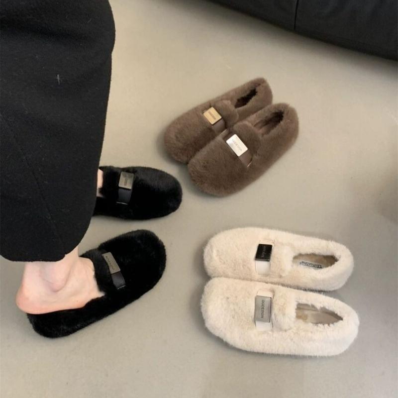 Móda 2025 Nové Podzimní Zimní Dámské Lehké pohodlné a teplé Měkké Ležérní Pohodlí Teplé Plyšové Bavlněné Boty pro Ženy