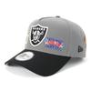 New Era 9FORTY A-Frame Cap NBA NFL Count The Rings, ONSPOTZ Exclusive, Las Vegas Raiders, Free Size (LV Storm Gray)