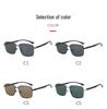 New Nylon Polarized Men's Square Sunglasses: Fashionable, Trendy Driving Shades