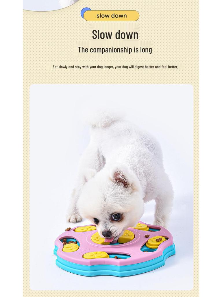 Pet Food Puzzle: Dog Sounding, Slow Feeder Bowl, Cat Treat, Boredom Relief Sniffing Toy