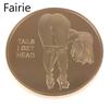 Double Side Sexy Woman Coin Adult Challenge Lucky Girl Commemorative Coins Fairie