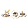 Finger Cymbals with Wooden Handles Rhythm Beat Percussion Musical Instrument
