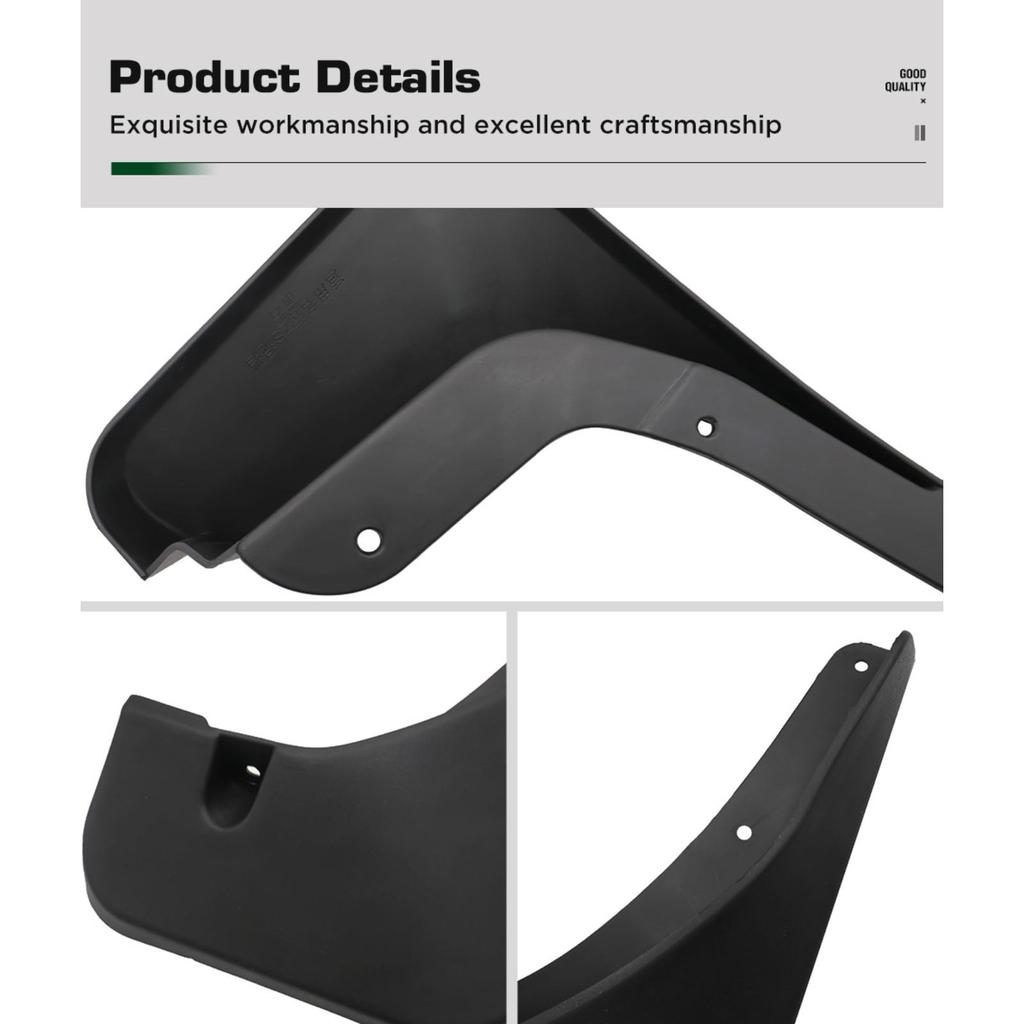 4PCS Car Mud Flaps Splash Guards Mudguards Car Mud Flaps Compatible with MG ZS 2018 2019 2020 2021 2022 2023 2024