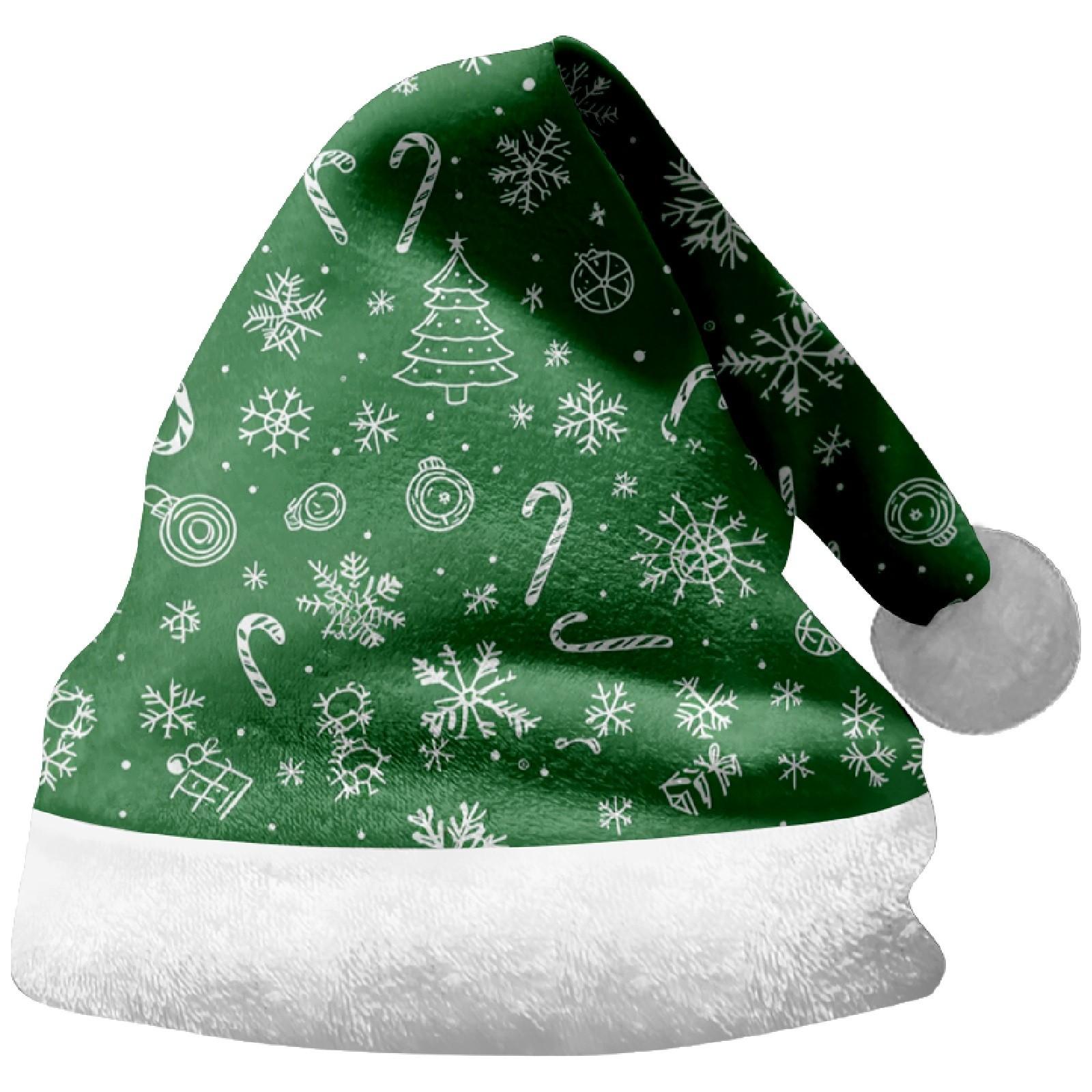 

Забавные рождественские шапки, товары для рождественской вечеринки, праздничные шапки M зелёный