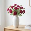 Artificial Peony & Lotus Silk Flower, Double-Headed Ranunculus for Wedding Aisle or Home Decor