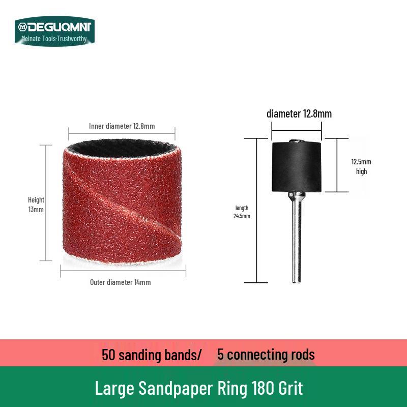 Electric Grinder Sandpaper Ring for Wood, Metal, Nail Art, Rust Removal, and Polishing