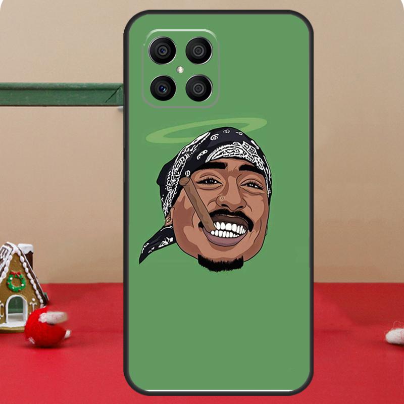 2Pac Hip Hop Singer Case For Honor Magic 7 Lite 6 8 Pro Honor 400 200 70 90 X8c X8b X9a X9b X9c X9d Win RT Cover