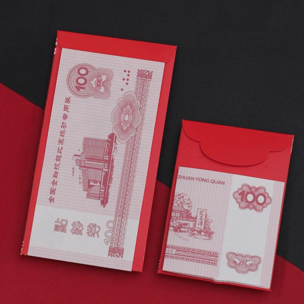 Rectangular Lucky Money Bag Antiquity HongBao Cute Lucky Cat Red Envelope  Birthday