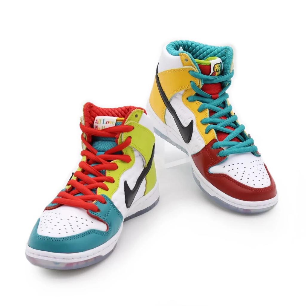 DH7778-100 Nike SB Dunk High Pro froSkate All Love White Metallic (Men's)