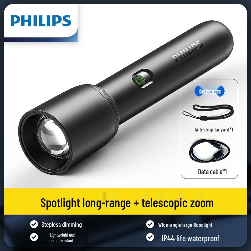 Rechargeable High-Brightness Multifunctional Flashlight with Long Battery Life for Indoor & Outdoor Use